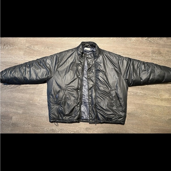 Black Puffer Jacket - Picture 2 of 3